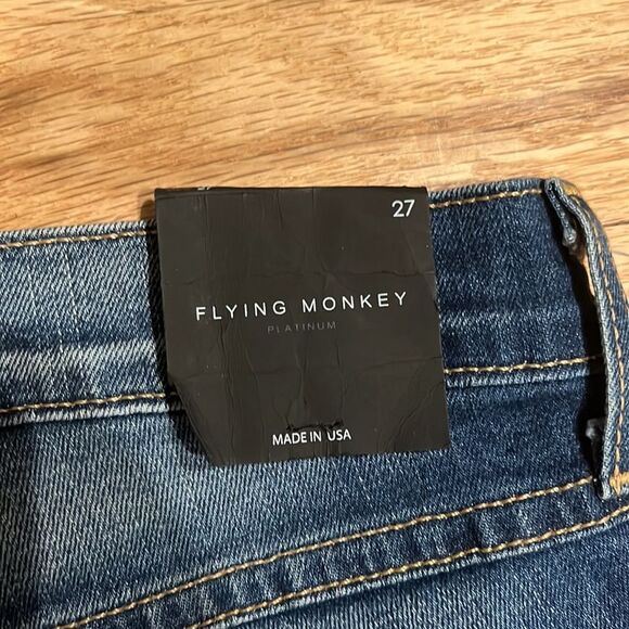 FLYING MONKEY | Denim Daze Rip Skinny Jeans | Size 27 - Picture 6 of 6